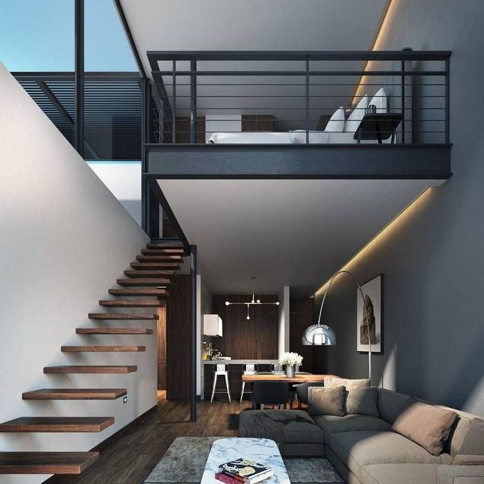 Une pièce supplémentaire, l'Aménagement d'une mezzanine, nécessite les services d'un Architecte d' intérieur diplomée.