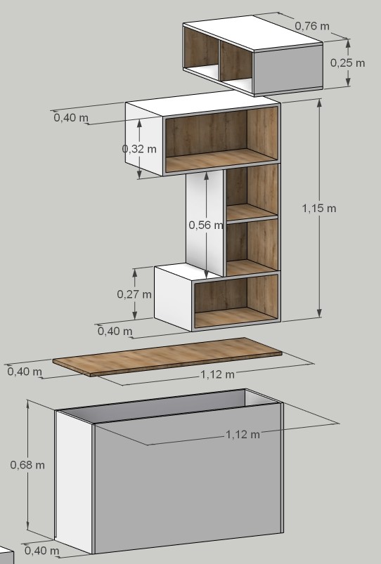 Design de mobilier sur-mesure-architecte d'intérieur-VD DESIGNER